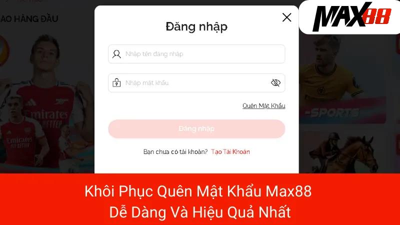 Hướng dẫn khôi phục lại mật khẩu đăng nhập tại nhà cái