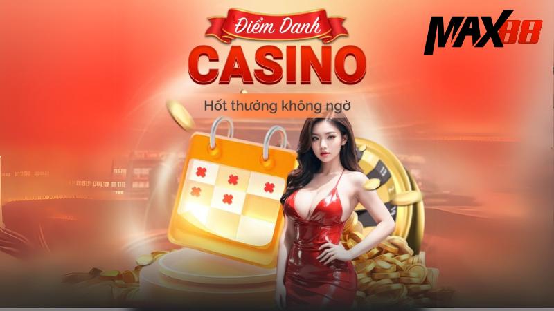 Code điểm danh casino thưởng lớn mỗi ngày lên đến 8,888,000 VNĐ