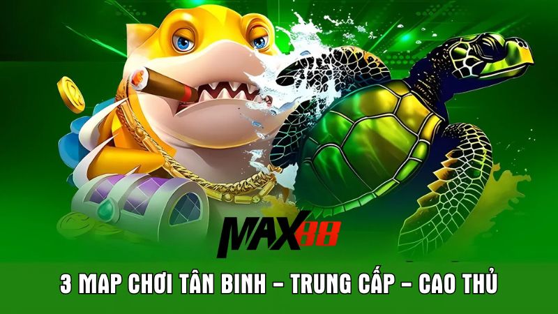 Người chơi có thể chọn map chơi phù hợp theo sở thích cá nhân