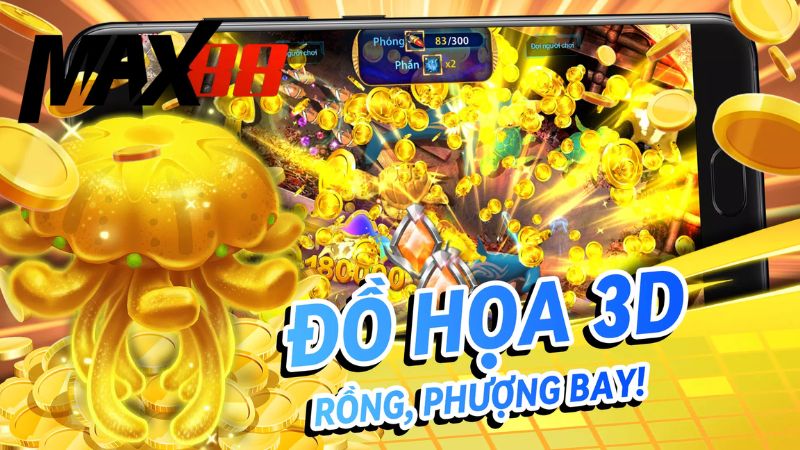 Game được thiết kế với giao diện đồ họa 3D siêu nịnh mắt, thu hút từ lần đầu tiên chơi thử